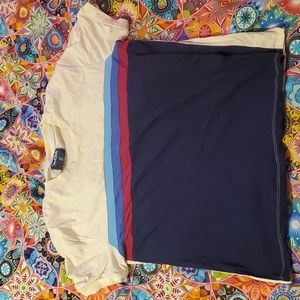 Modcloth + CAMP collection striped tee size 2x